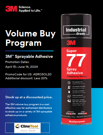 3M Aerosol Adhesive Promotion - expires 6/14/24