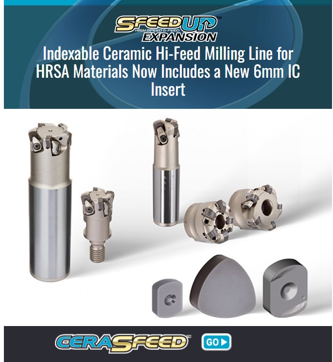 Ingersoll Cutting Tools Cutting Speeds Up To 36 Times Greater than