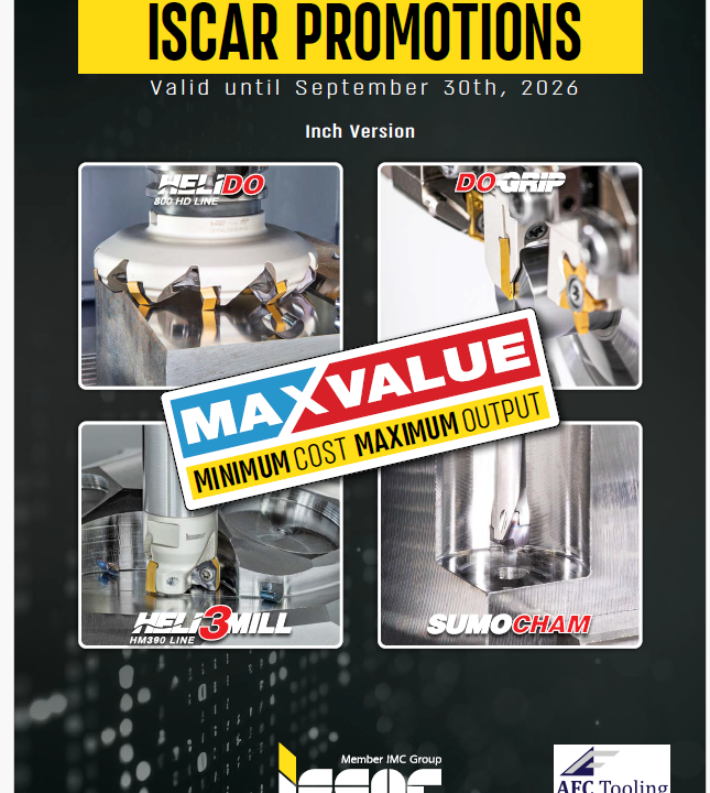 Iscar MAXOUT Promotion – expires 9/30/26