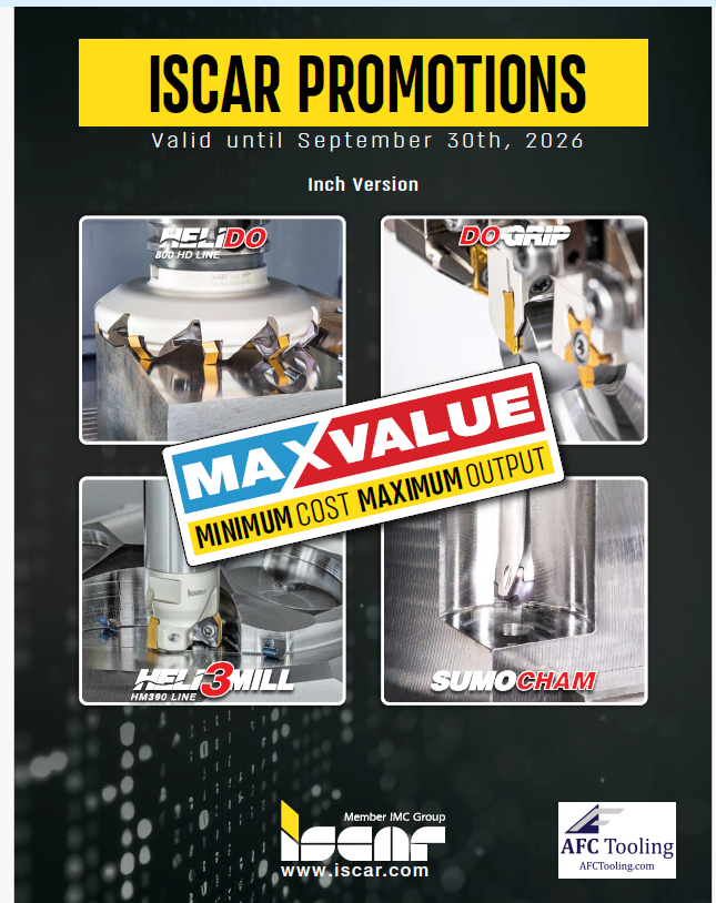 Iscar MAXOUT Promotion - expires 9/30/26