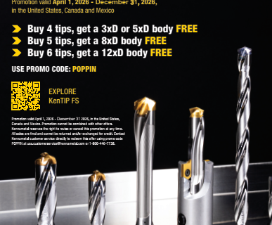 Kennametal Buy Tips, Get Free Body Promo – expires 12/31/26