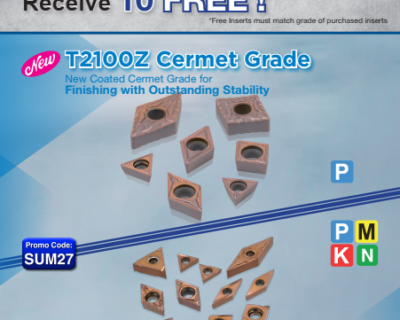 Sumitomo Turning Promo – expires 3/31/27