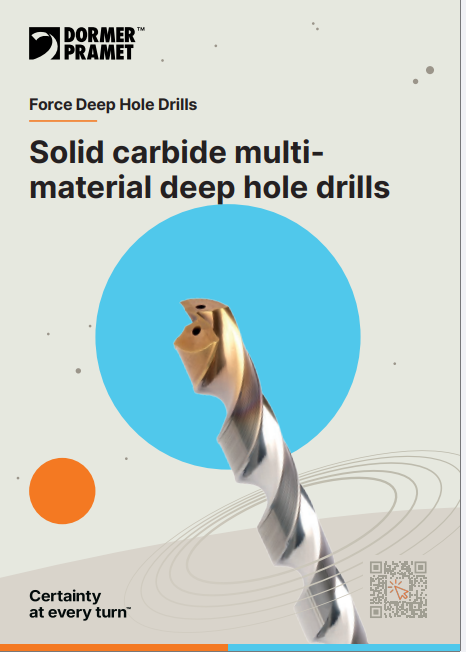 New Dormer Product: Solid Carbide Multi-material Deep Hole Drills